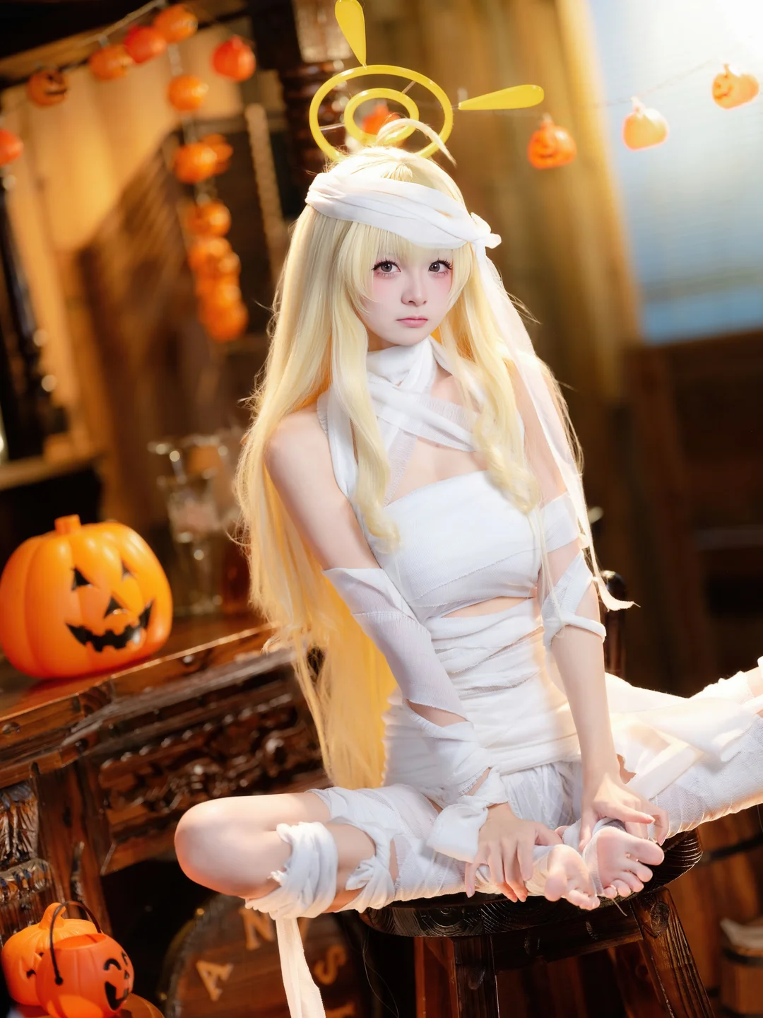 九柒喵 - No.040 好美+妃咲万圣节 [51P-453MB] tg@simisebaisi 【丝足阁】045.webp